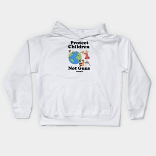 Protect Children Not Guns Kids Hoodie